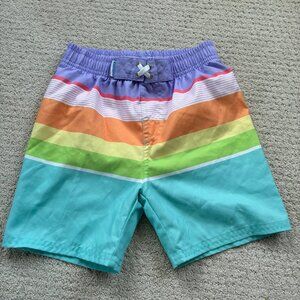 Rugged Butts pastel stripe swim trunks